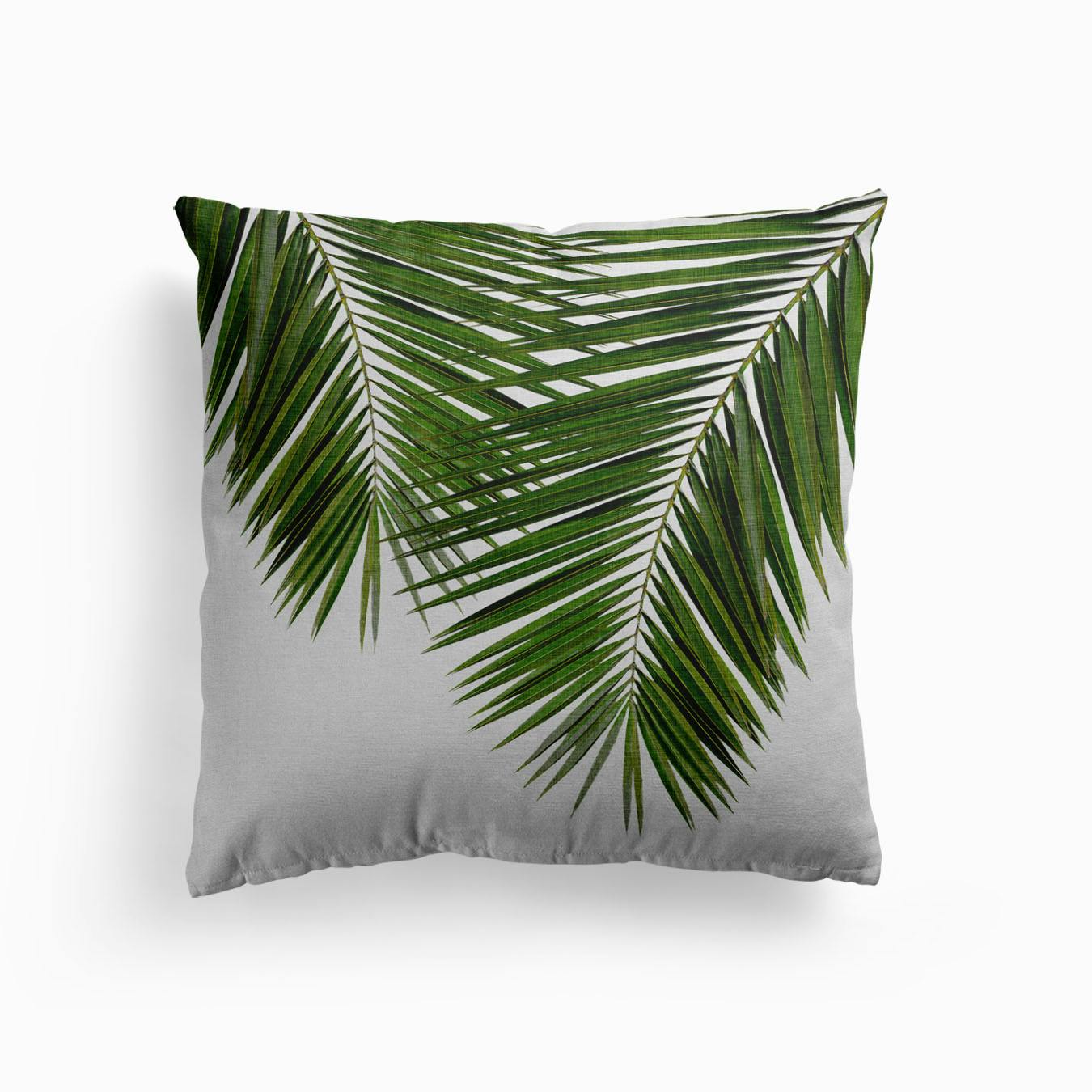 Palm Leaf Ii Cushion by Orara Studio Fy Geometric Palm Leaf Modern Throw Pillow