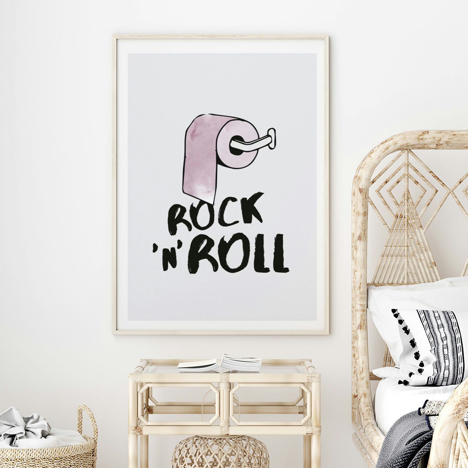 Rock'N'Roll Art Print by Amy & Kurt - Fy