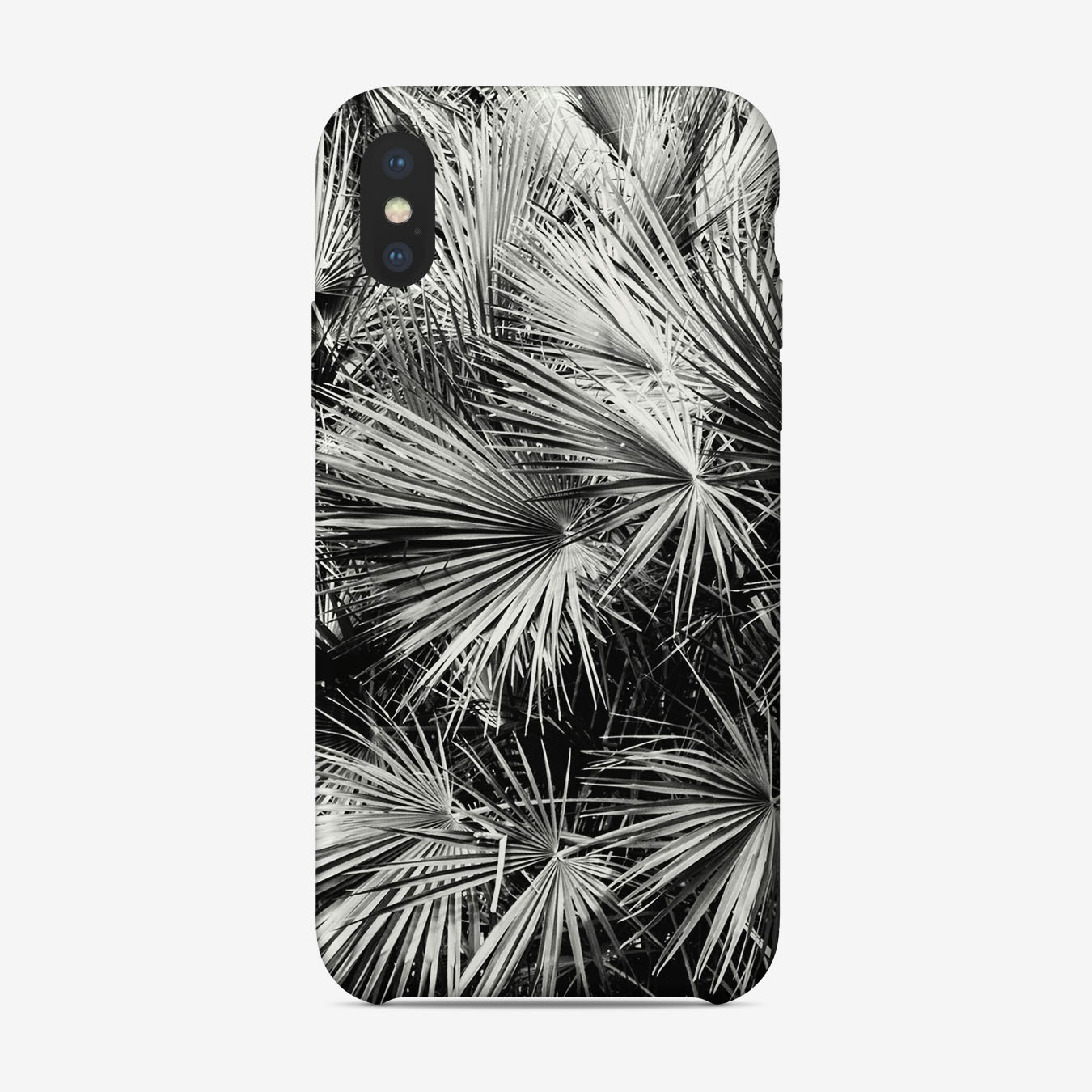 Palm Trees BW iPhone Case by Victoria Frost - Fy