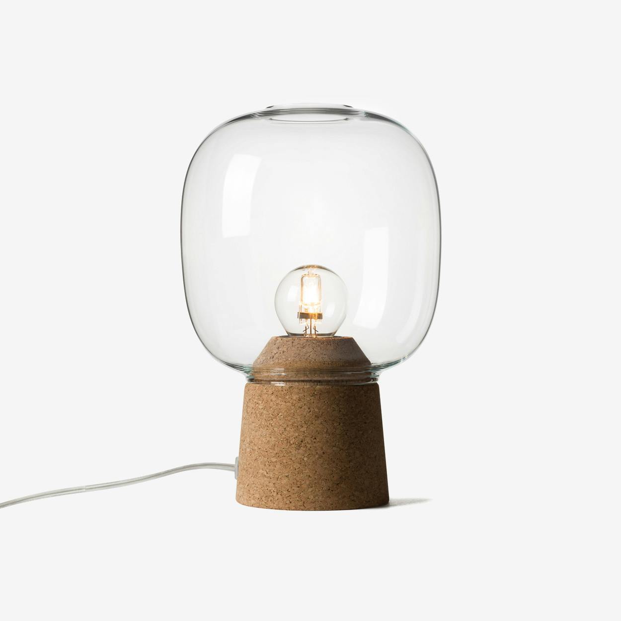 Picia Table Lamp in Clear Glass by Lamp Bases | Free Shipping | Shop Fy