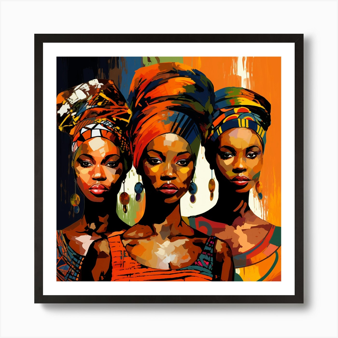 African Women 8 Art Print by Bella Luna - Fy