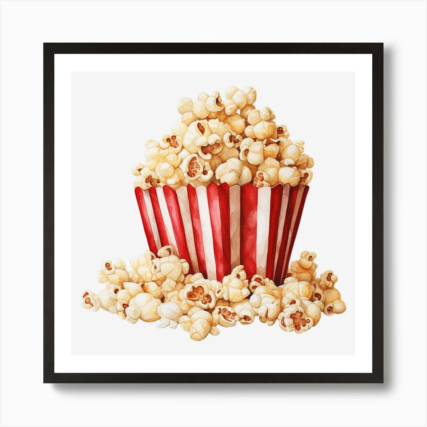 Popcorn 6 Art Print by Fomo Creative - Fy