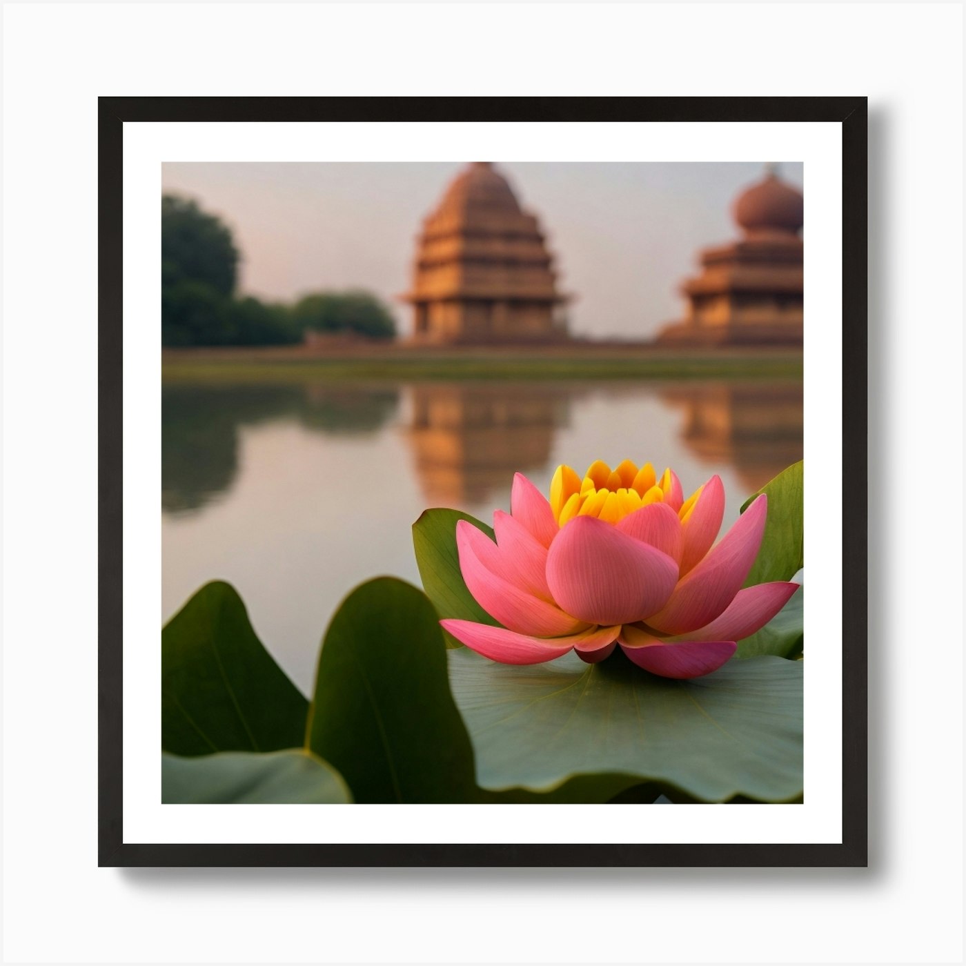 Lotus Flower 22 Art Print By Balram Giri Fy 0698