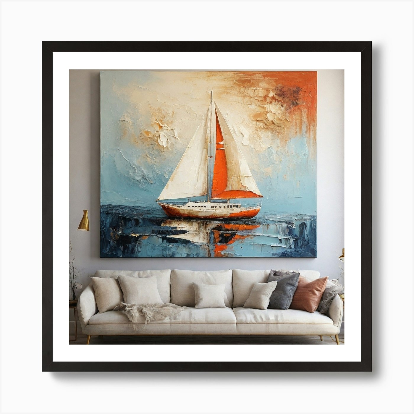 Yacht 3 Art Print by P&V_printable_art - Fy