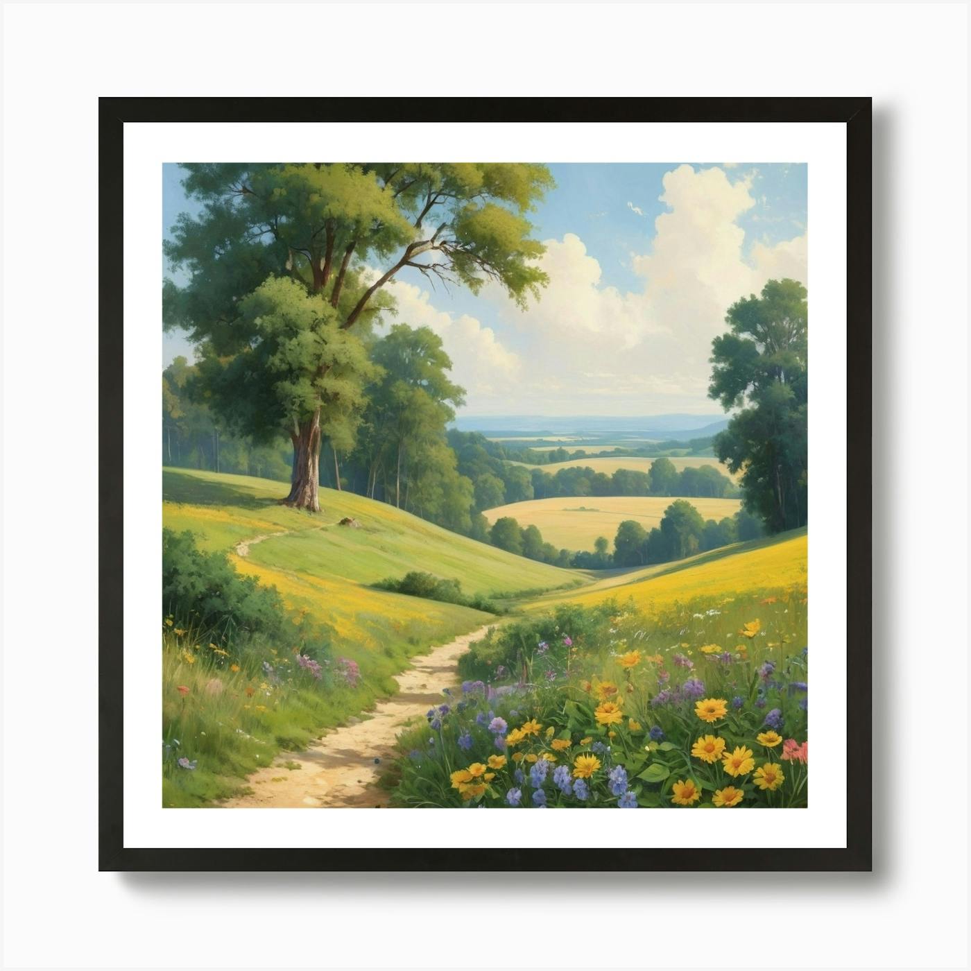 Pretty Green Art Print by The Trephenah Collection - Fy