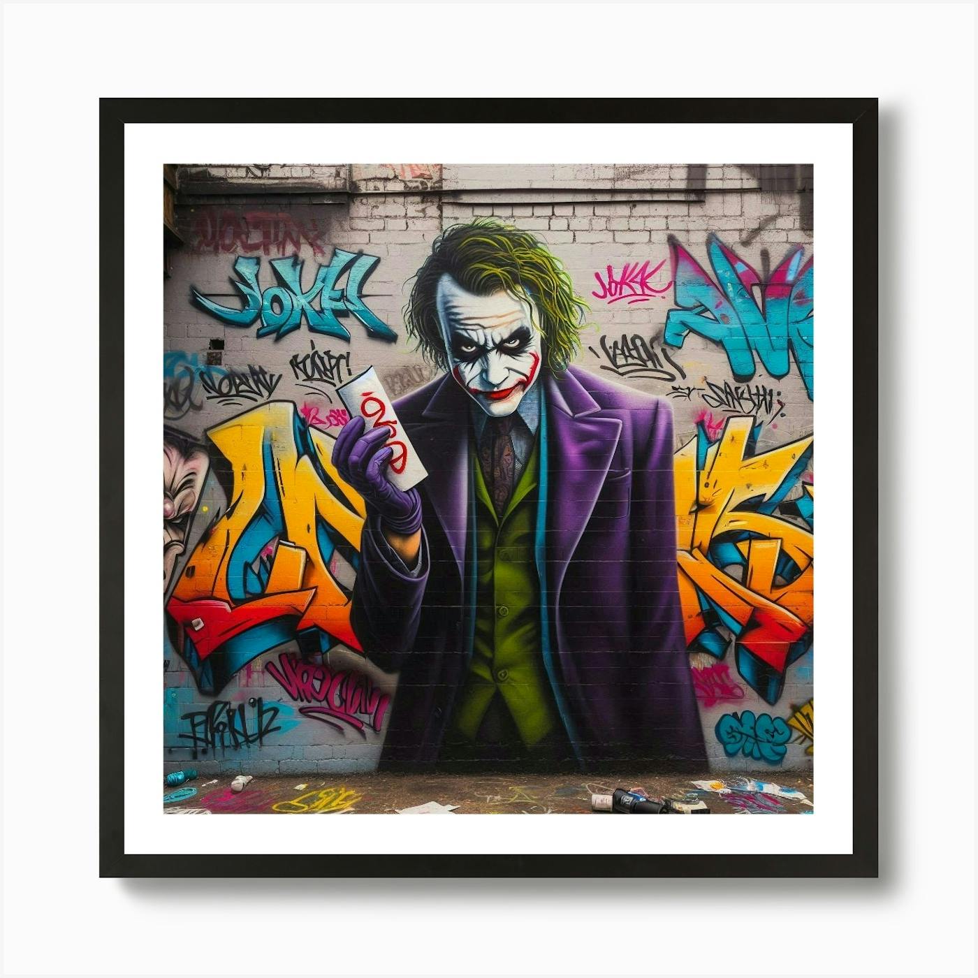 Joker 343 Art Print by Joker's Legacy - Fy