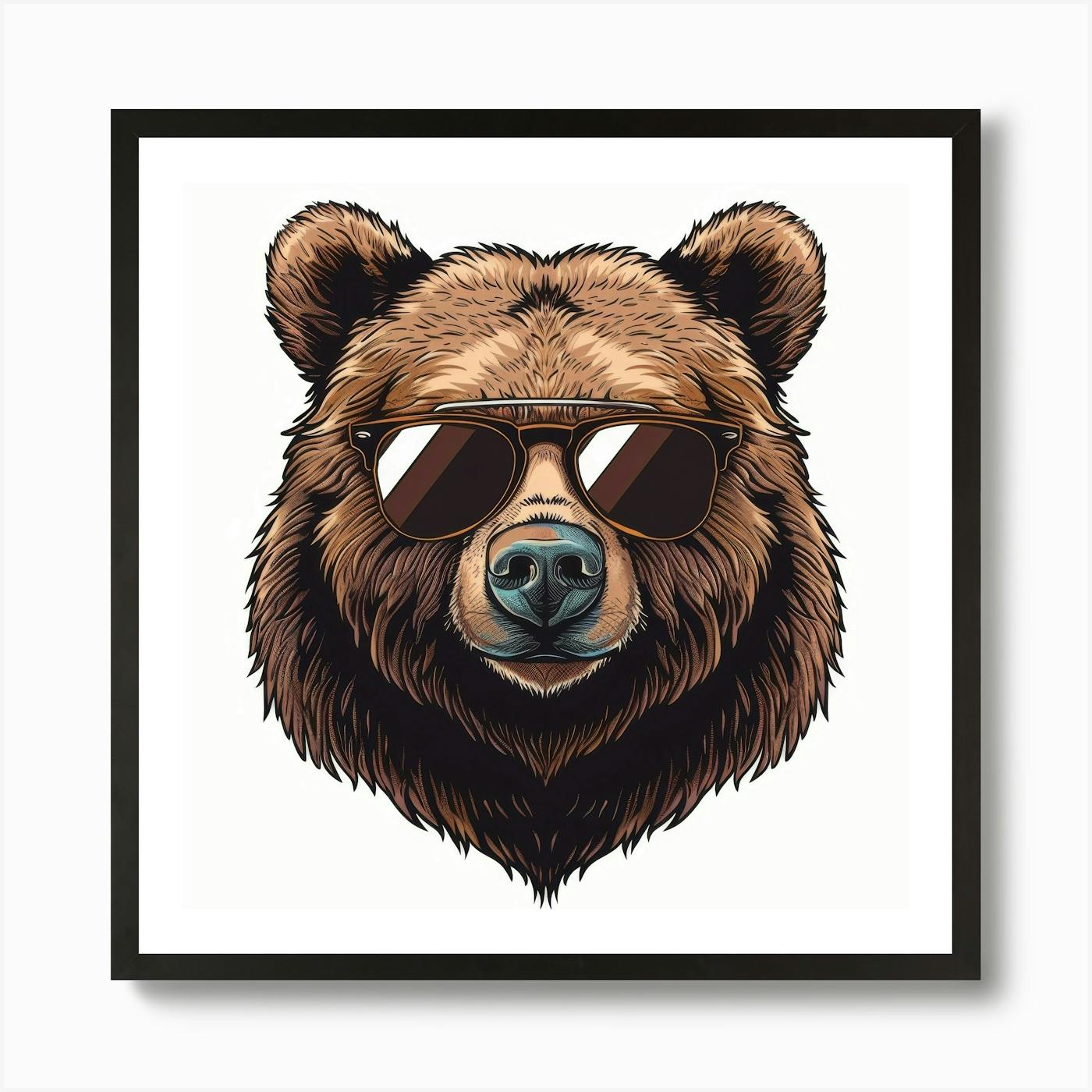 今ならほぼ即納！ Sa Boothroyd氏のアートプリント「Bear in