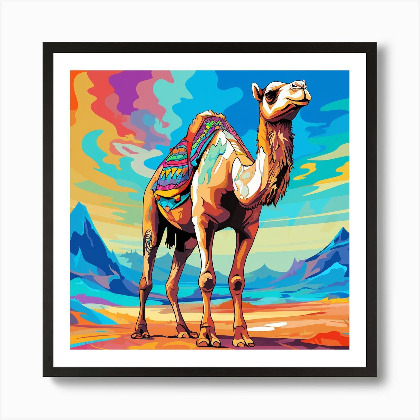 Camel Painting 1 Art Print