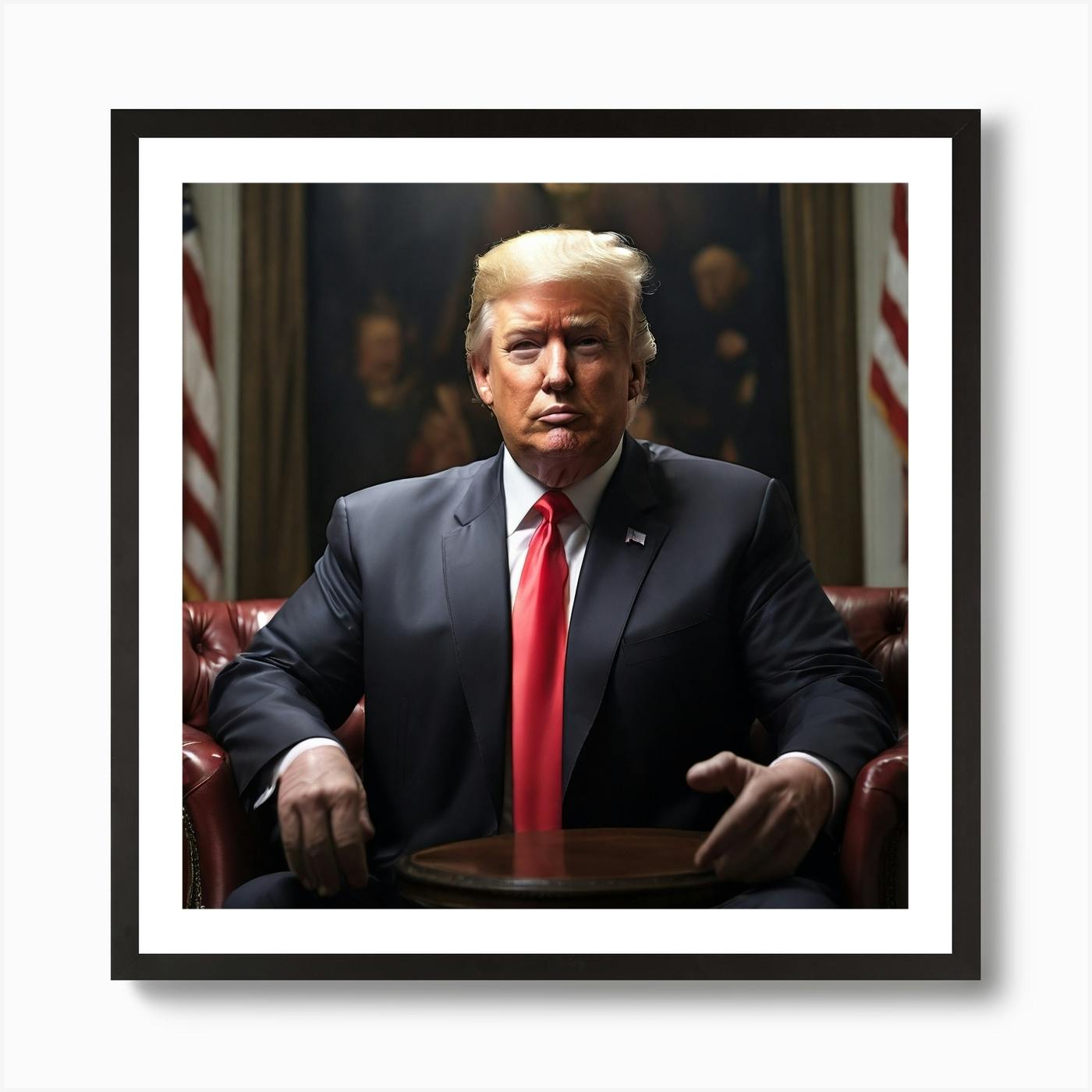 Trump Portrait Make America Great Again 2024 Us Election Art Print By   43679d06 0475 4d52 Bb7c 448a2ab54d7e 