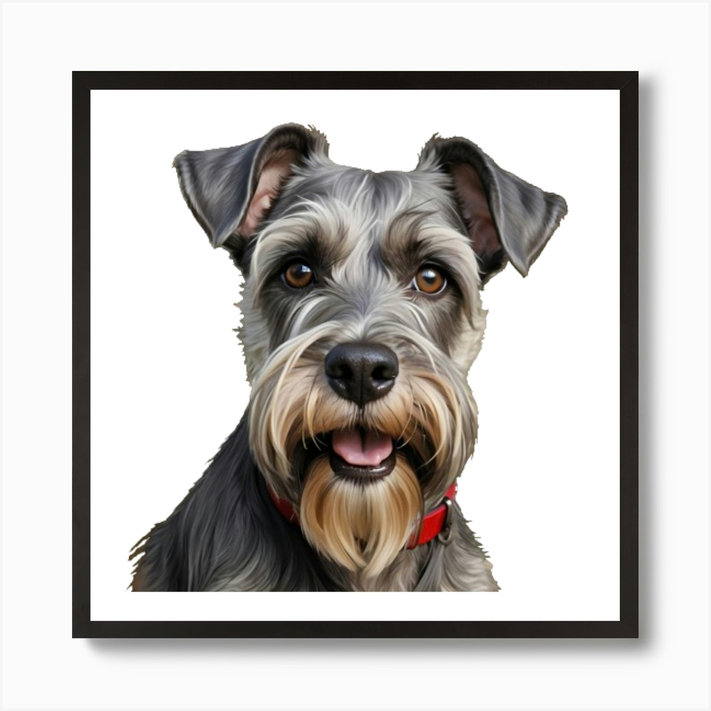 Schnauzer Art Print by MEGO23 - Fy