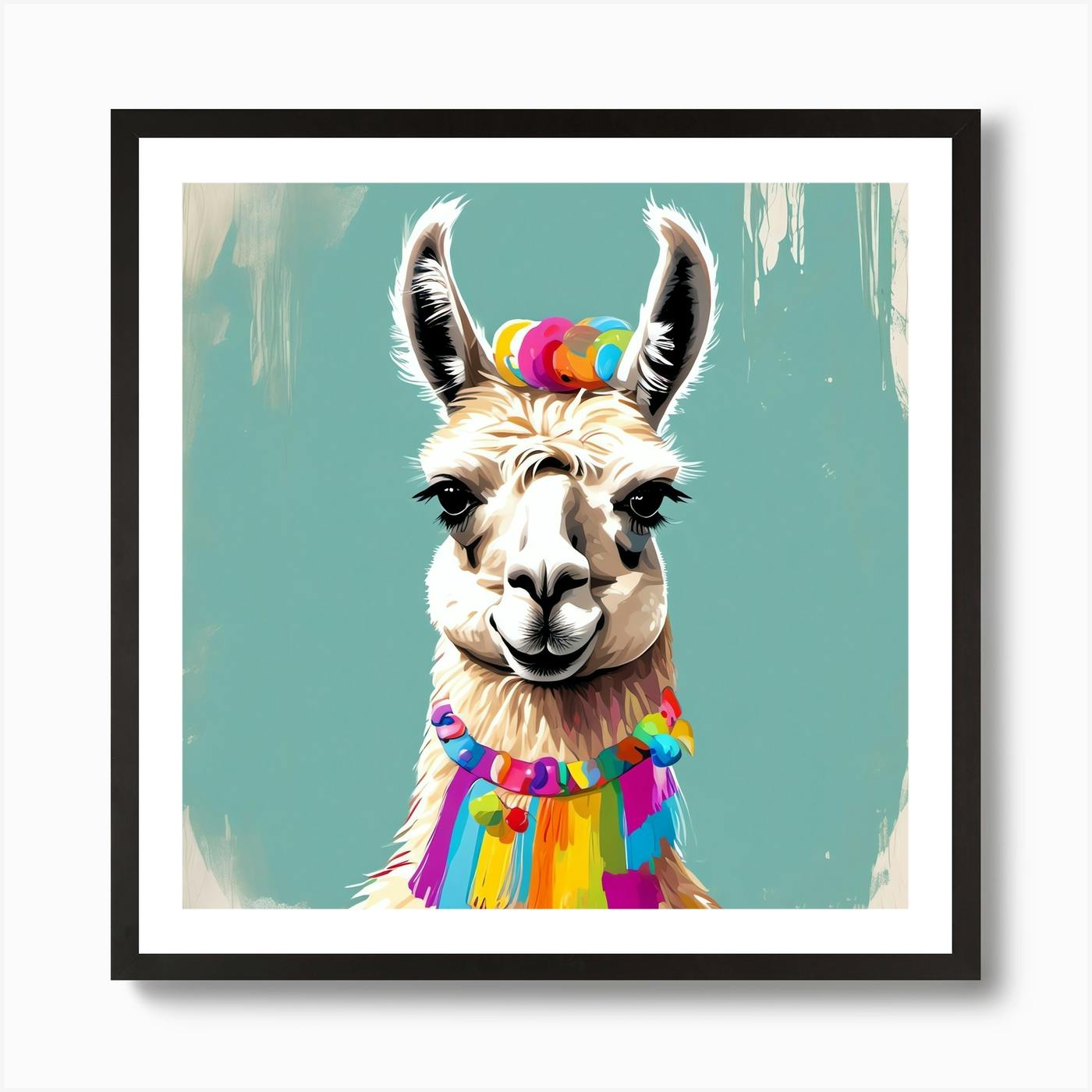Llama Canvas Art Art Print by Two Six Media Fy