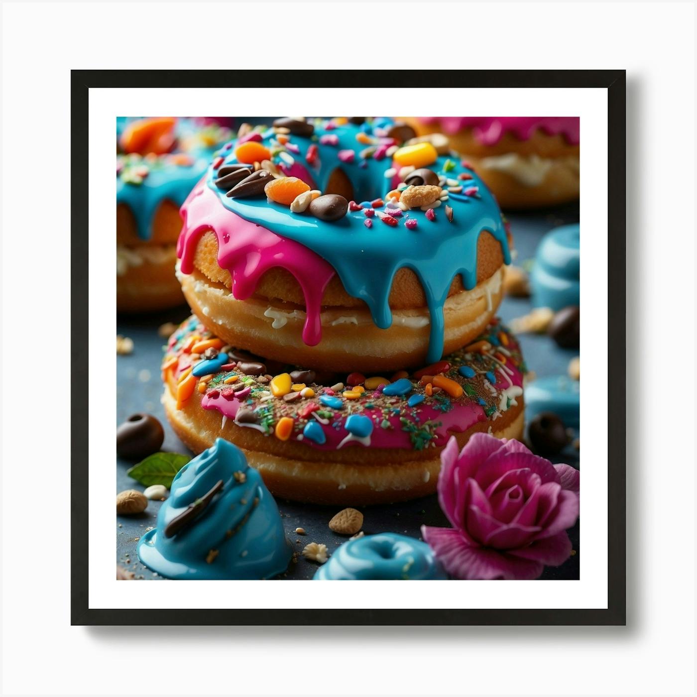 ★TOUT Y EST★ OIOI X NOTIDE DONUT ARTWORK ECO BAGIVORY OI2A Donut III Painting by Zeke Garcia | Saatchi Art Brunei