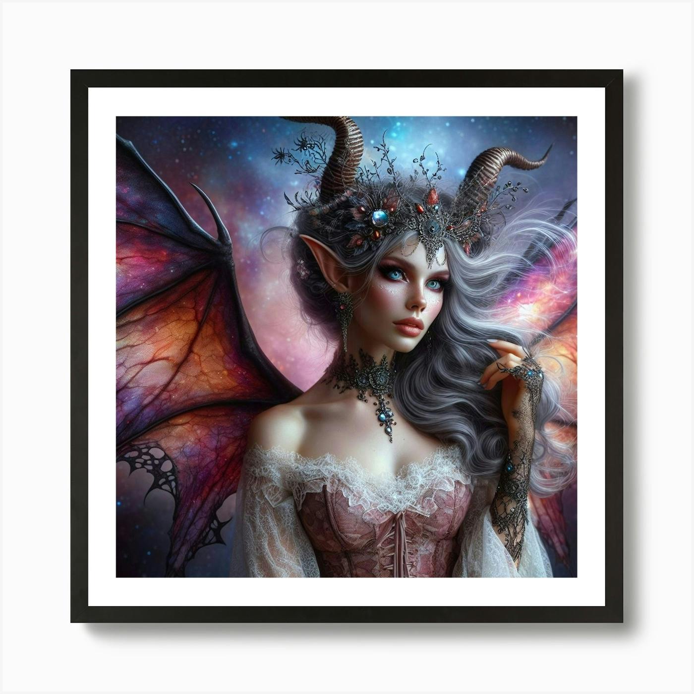 Night Angel Holding a Waning Moon by William Morris Jigsaw Puzzle by Orca  Art Gallery - Pixels Puzzles