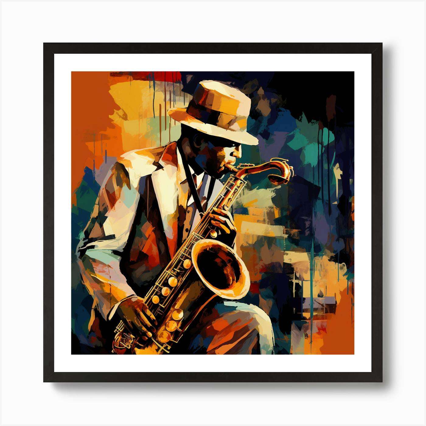 Jazz Musician 7 Art Print