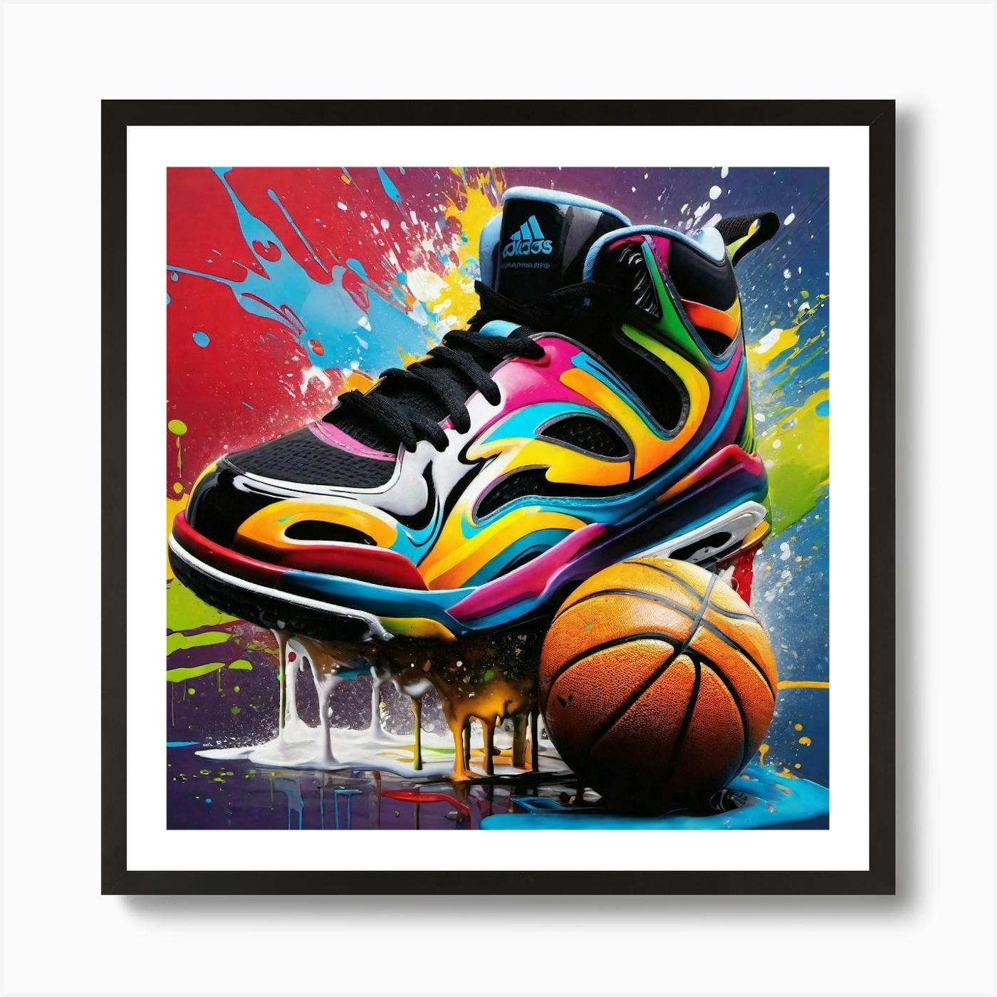 Nike Dunk High Art Print by DC55ART - Fy