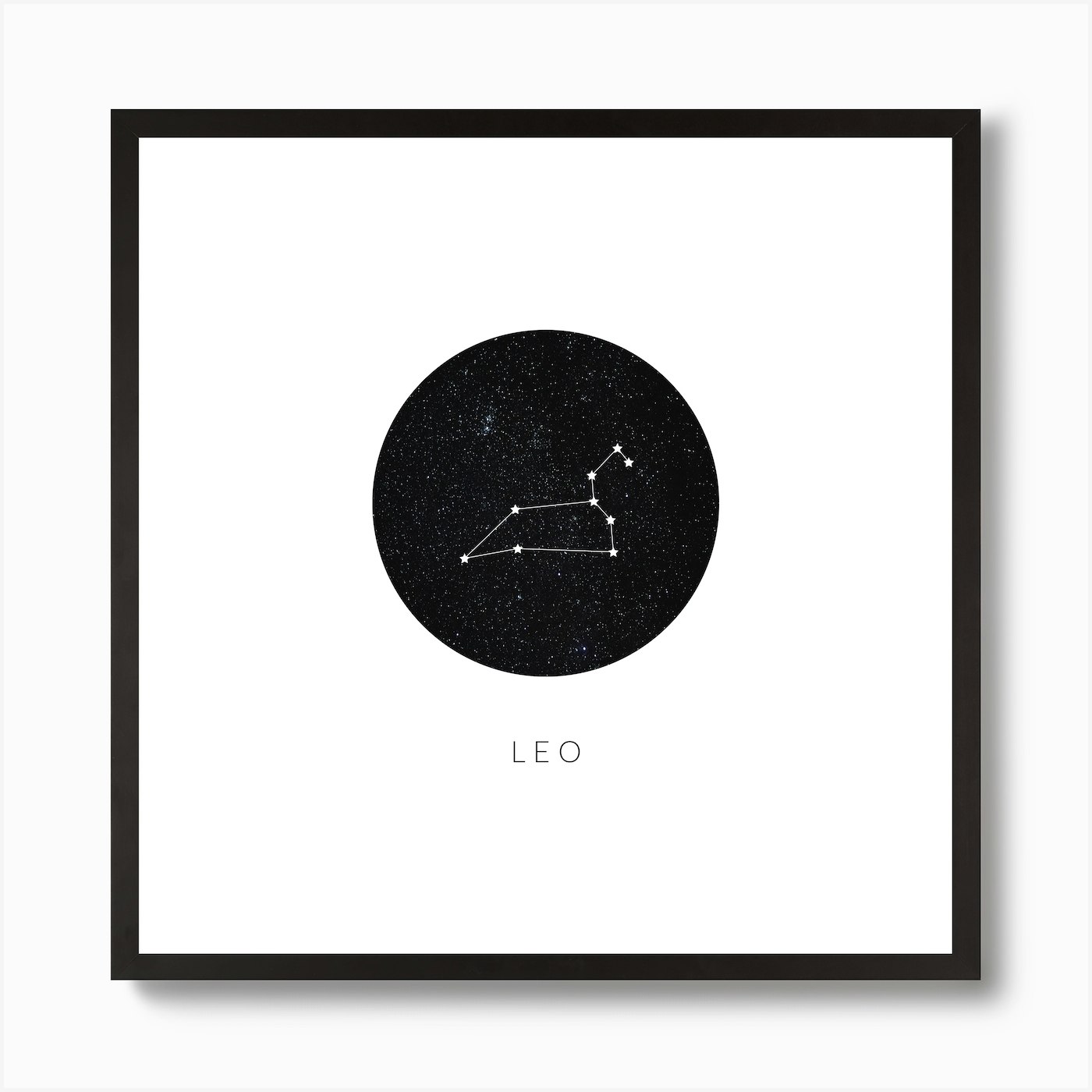 Leo Constellation Square Art Print by Saskia Lucy - Fy