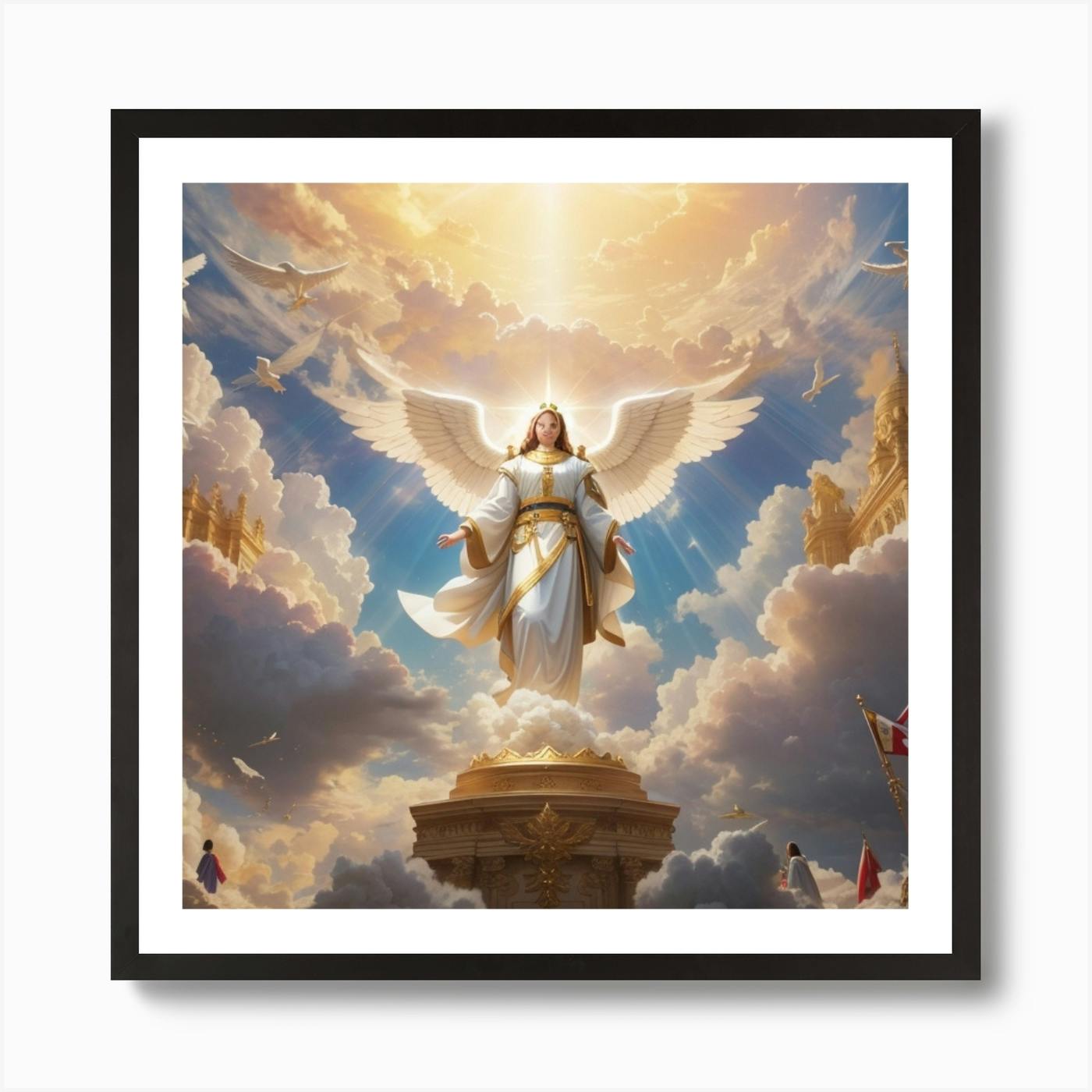 A Holy Night of Angels.*』シーグラスアート - アート・写真
