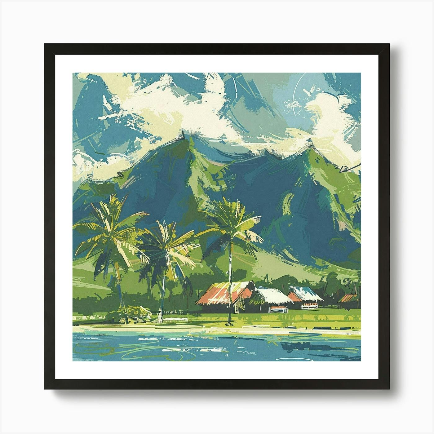 油彩画 【Okinawa at that time】F3 油彩画 【Okinawa at that time】F3 油彩画 【Okinawa at that