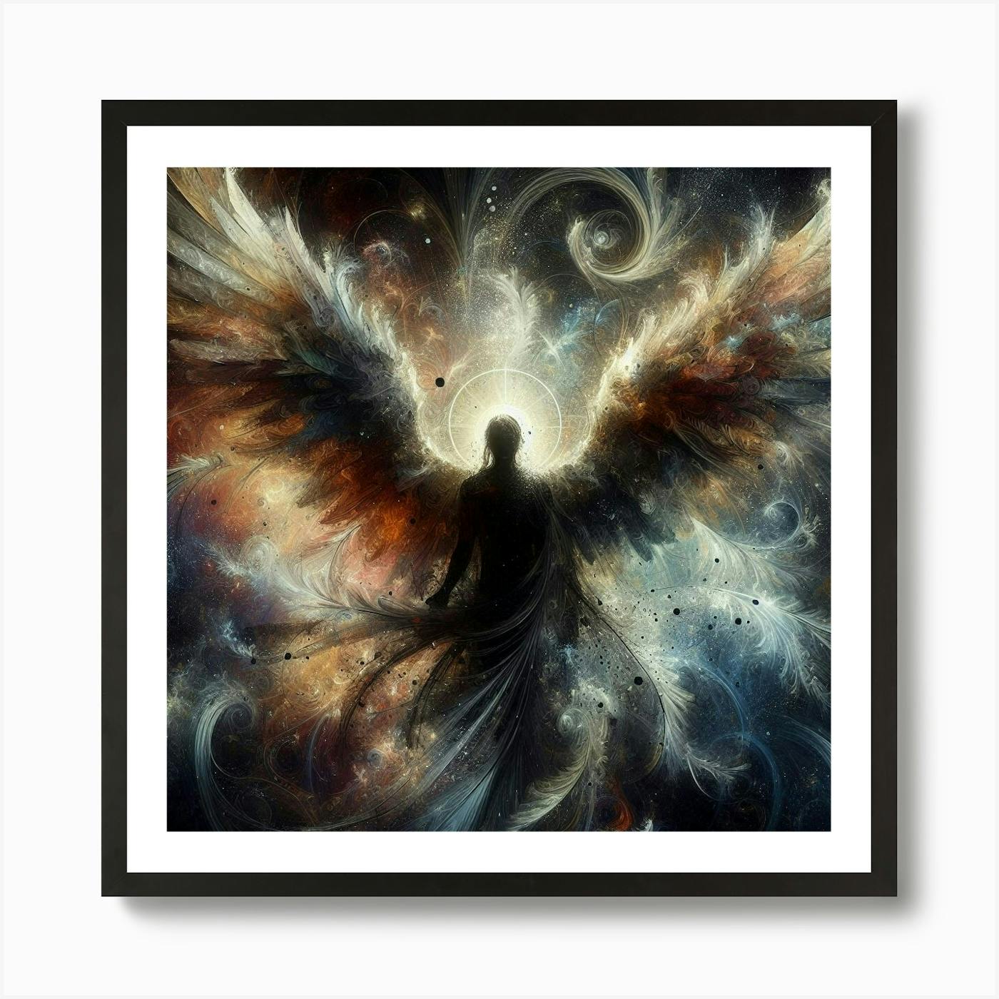 Angel In Space Art Print by K.ES.Fosters.Enterprises - Fy