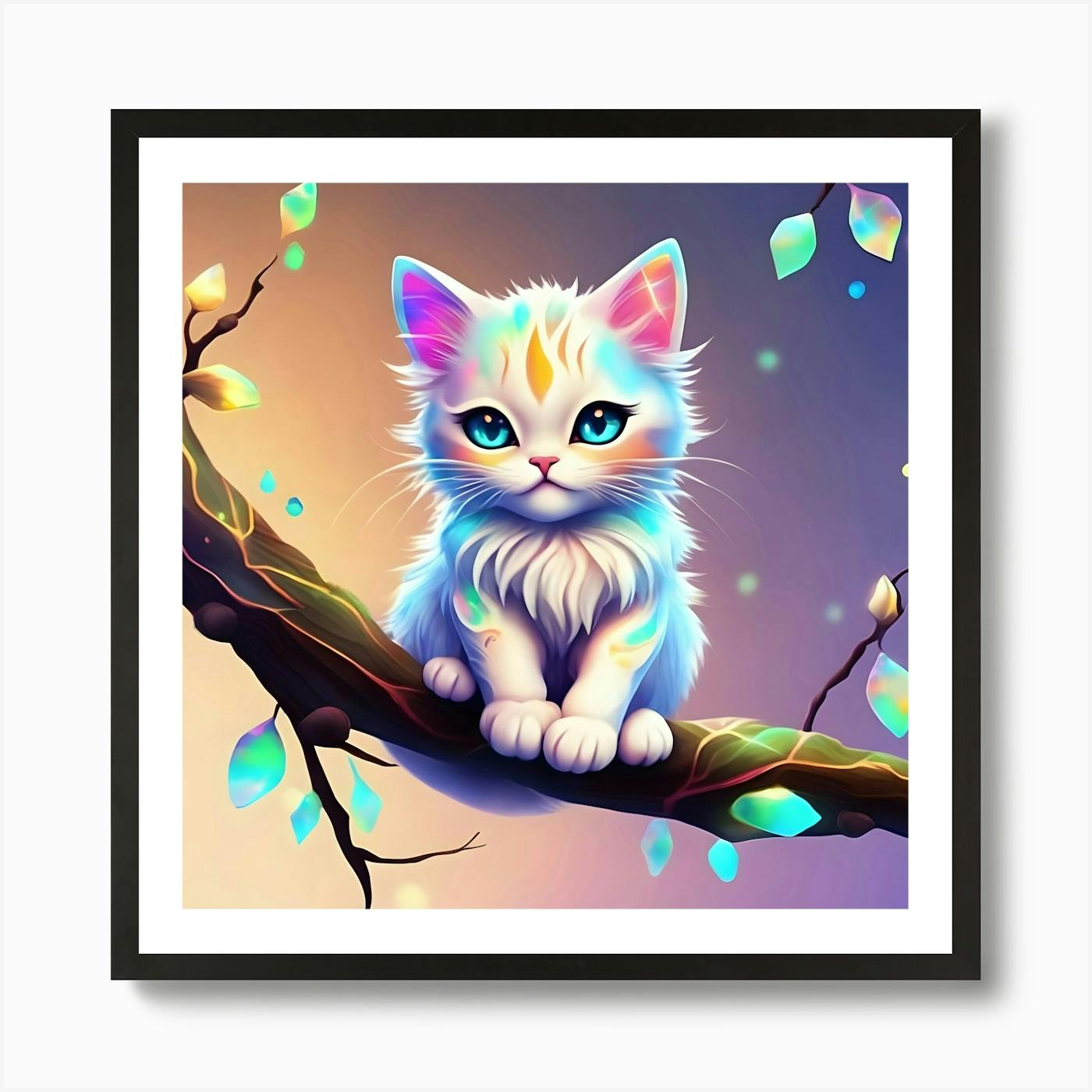 ARTCANVAS retailer Cute Kitten Cat Canvas Art Print