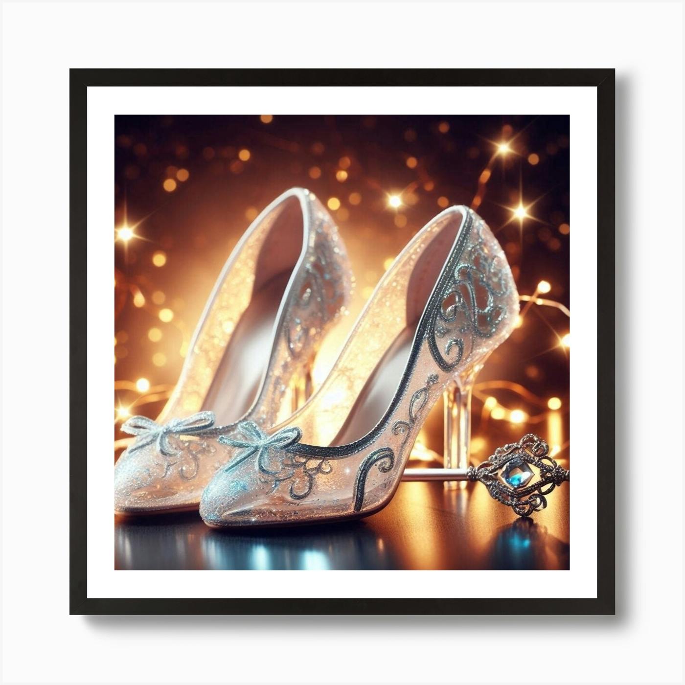 Louboutin cinderella shoes light up hot sale