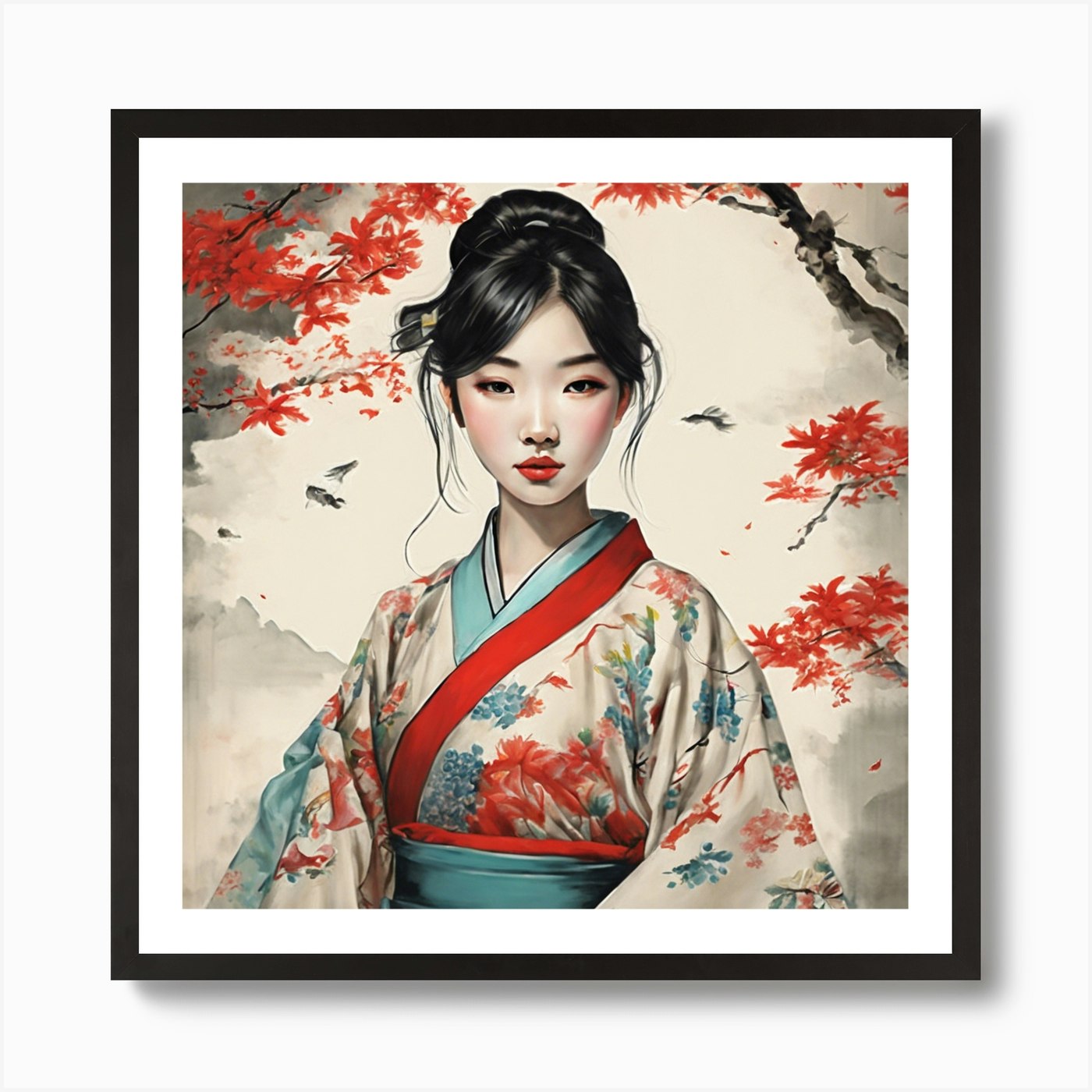 Asian Girl 6 Art Print by Art for you - Fy