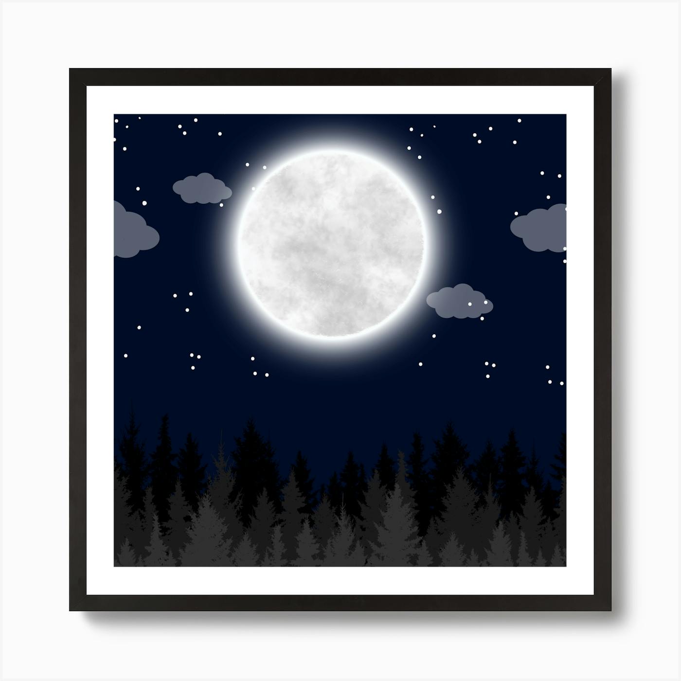 芸術写真 Nature Photograph Full Moon Art Print 芸術写真 Nature Photograph Full Moon Art Print Amazon.com