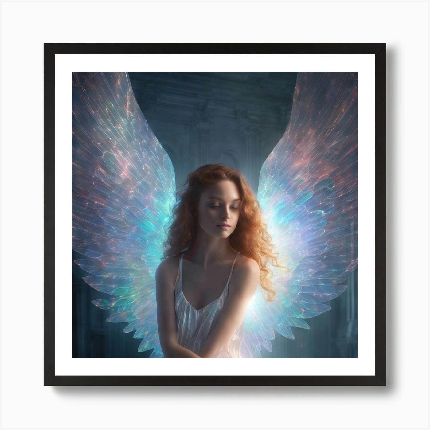 Angel Of Light Art Print by missmixmedia - Fy