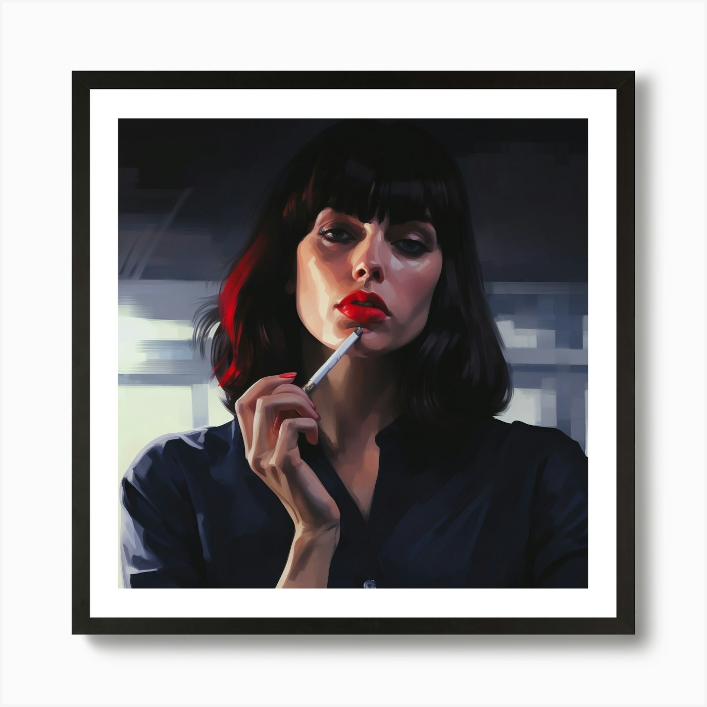 Gorgeous Mia Wallace Pulp Fiction 1 Art Print By Monika Fy 