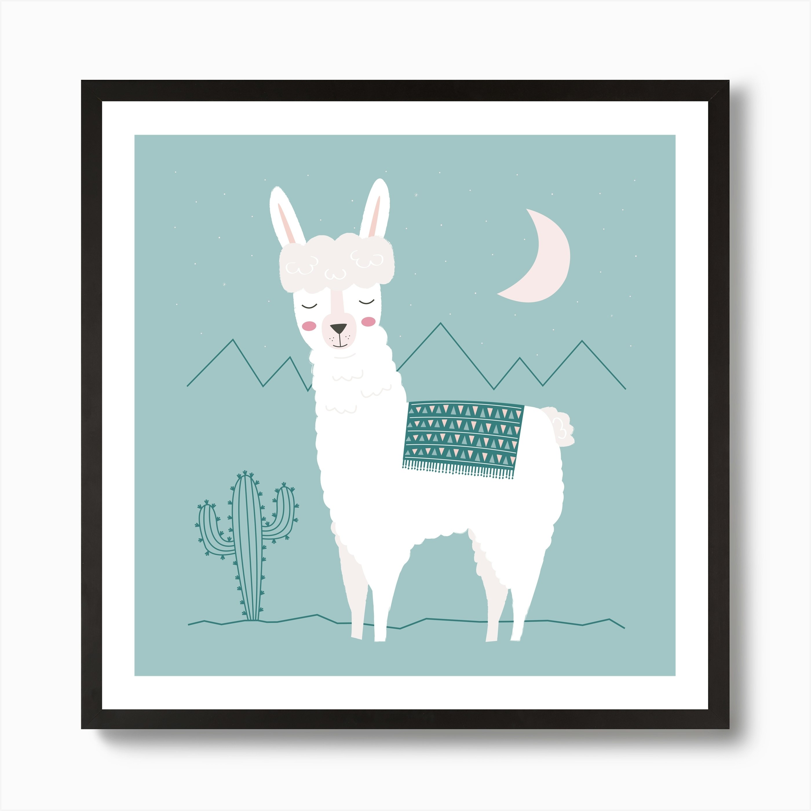 Alpaca In The Mountains Art Print by Karin Bijlsma - Fy