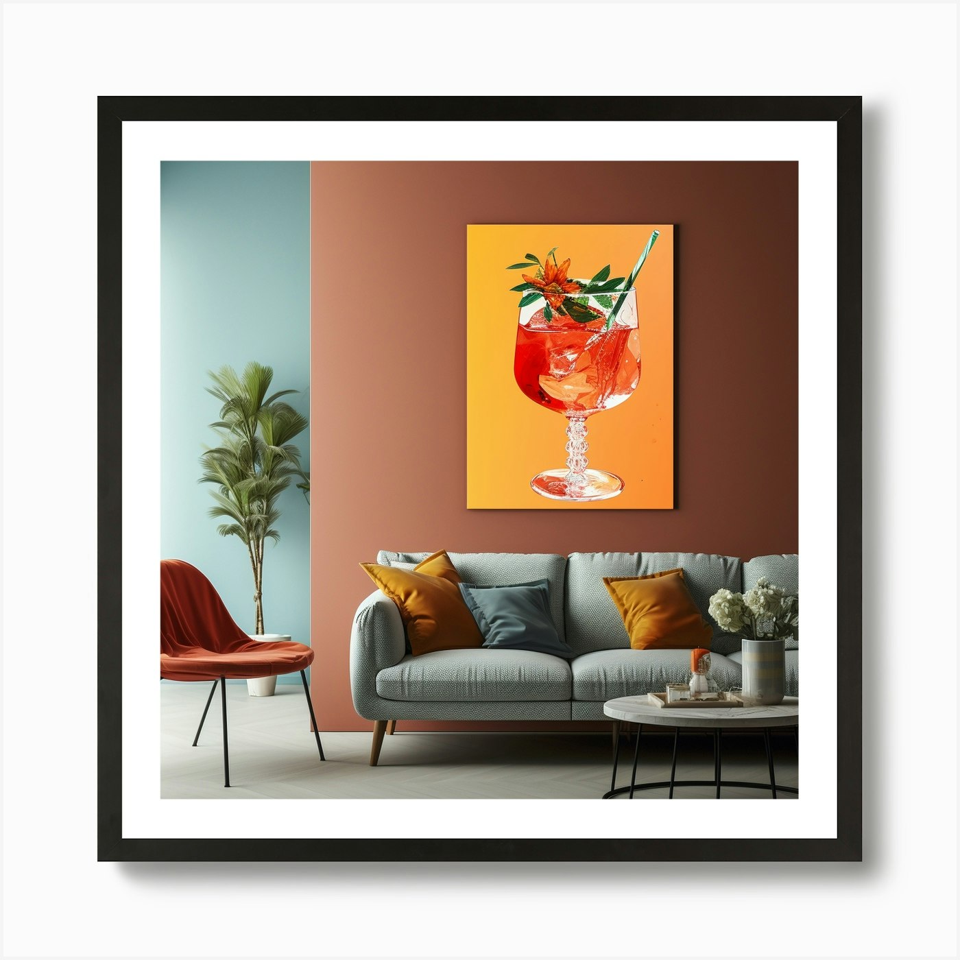 Aperol Wall Art 66 Art Print by Monika - Fy