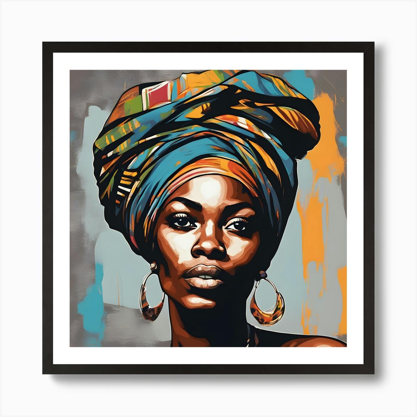 African Woman Art Print by Kbauermeister - Fy