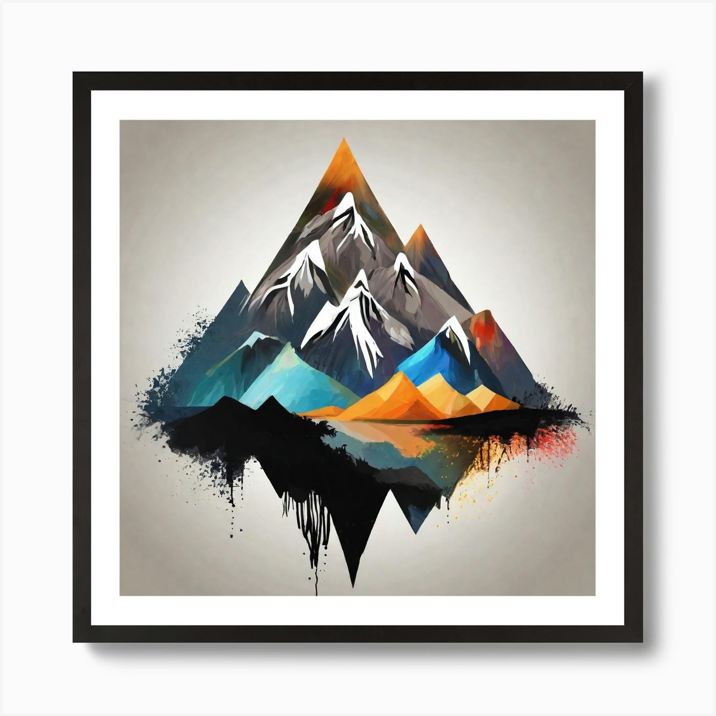 Abstract Mountain Painting Art Print By Picture Perfect Fy   E2cd682d Fad4 41e3 89ba 1347a0b2ef3e 