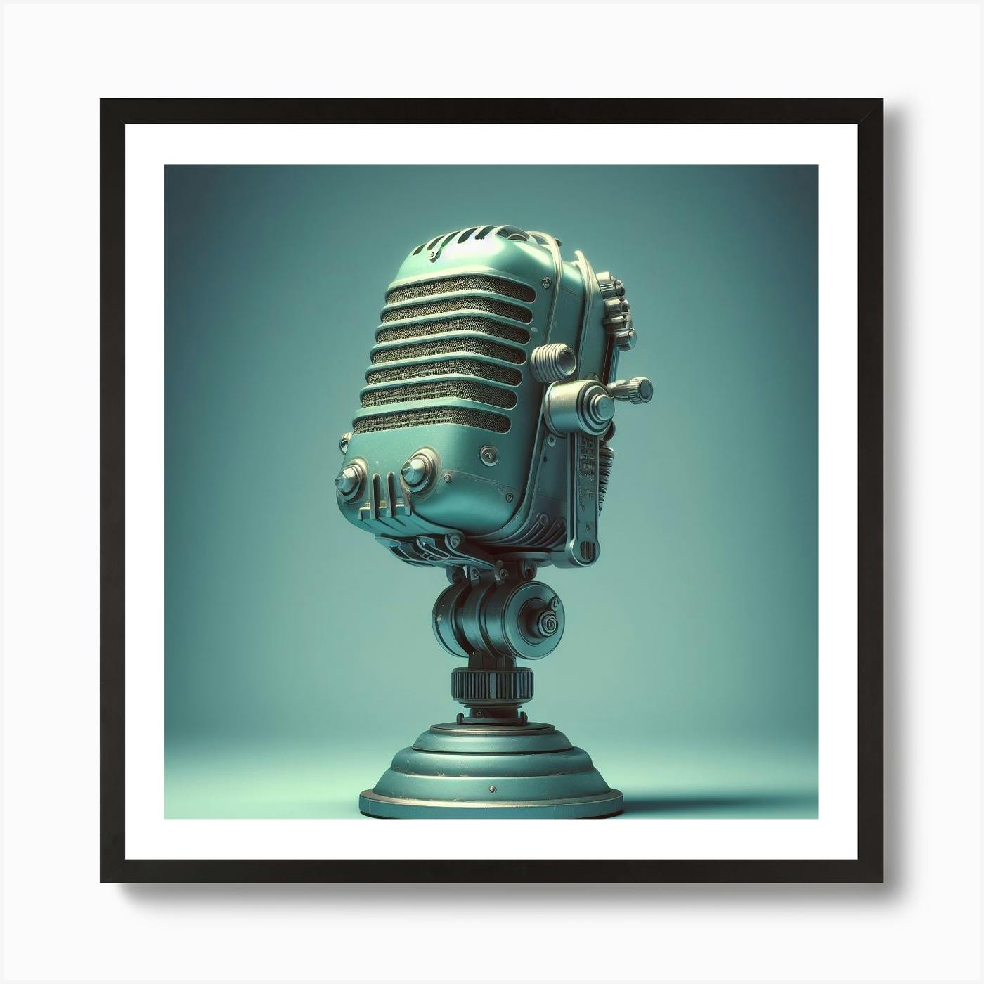 Microphone Art Print by Andreas Magnusson - Fy