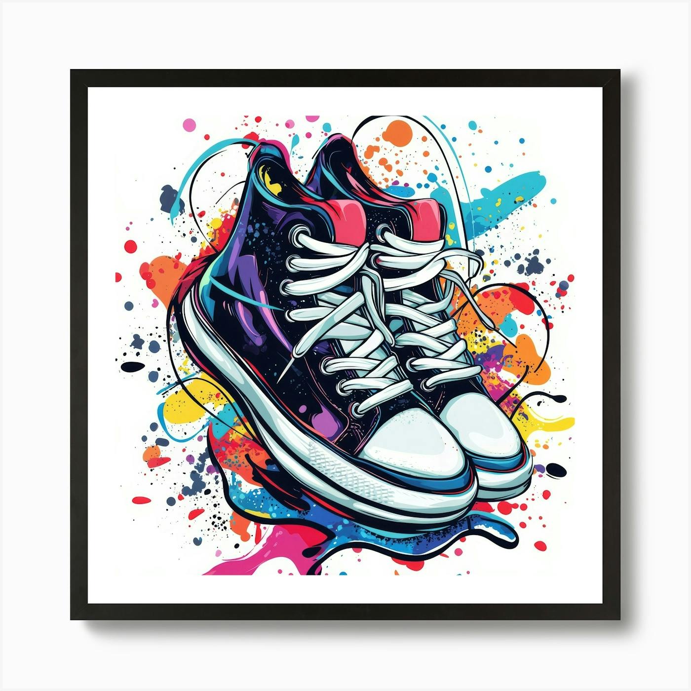 Nike Dunk High アートプリント Nike Dunk High Art Print by DC55ART - Fy