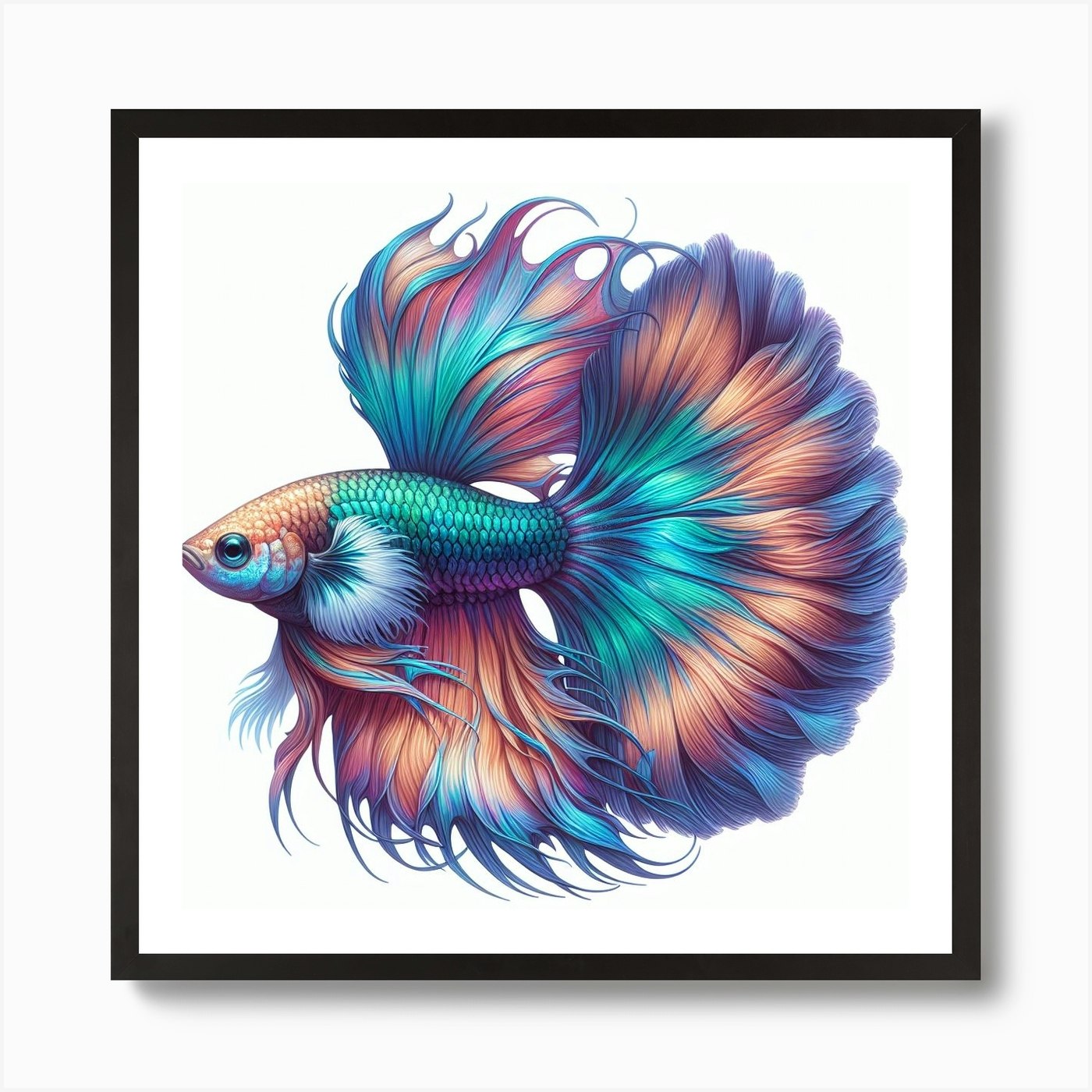 Fish of Guppy 2 Art Print by P&V_printable_art - Fy