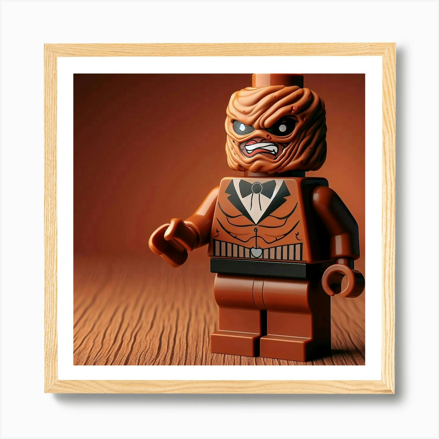 Clayface from Batman in Lego style 3 Art Print by Dremest Fy