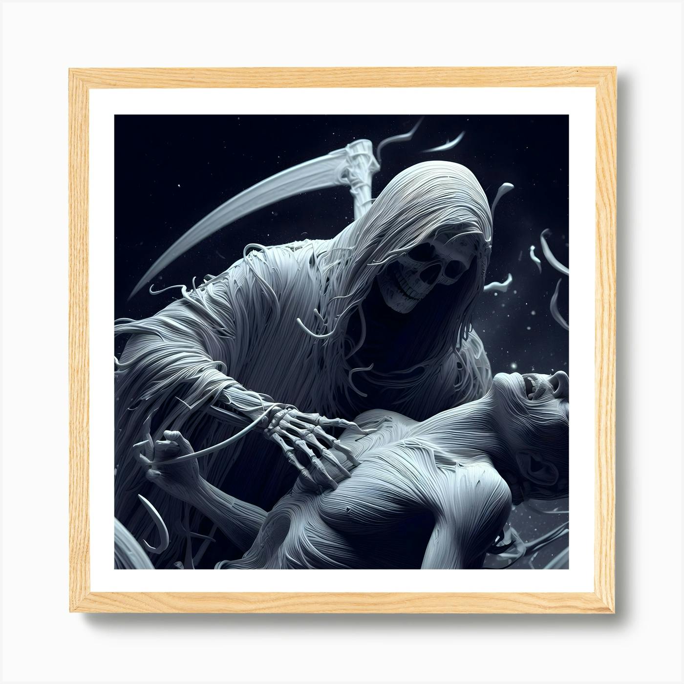 Grim Reaper Art Print by ArtiVista Fy
