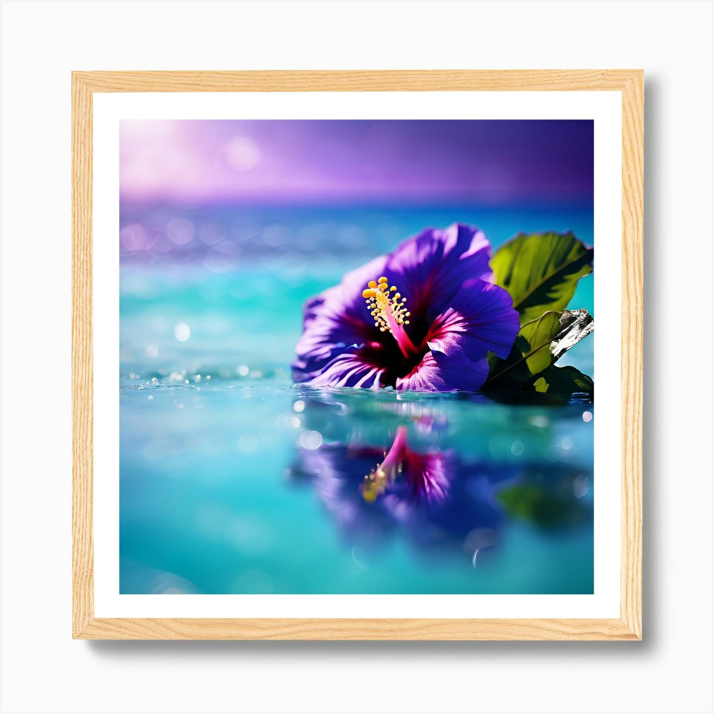 Purple Hibiscus Limited Edition online Giclee