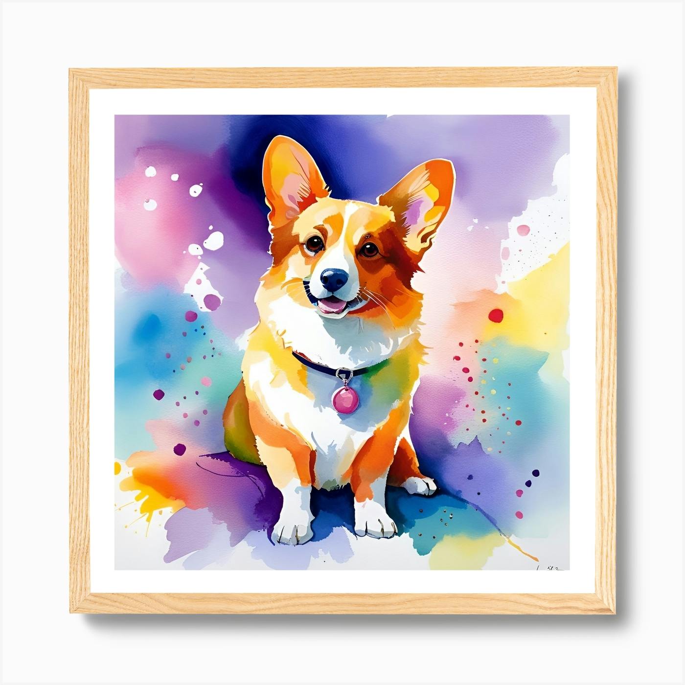 Corgi hot sale painting easy