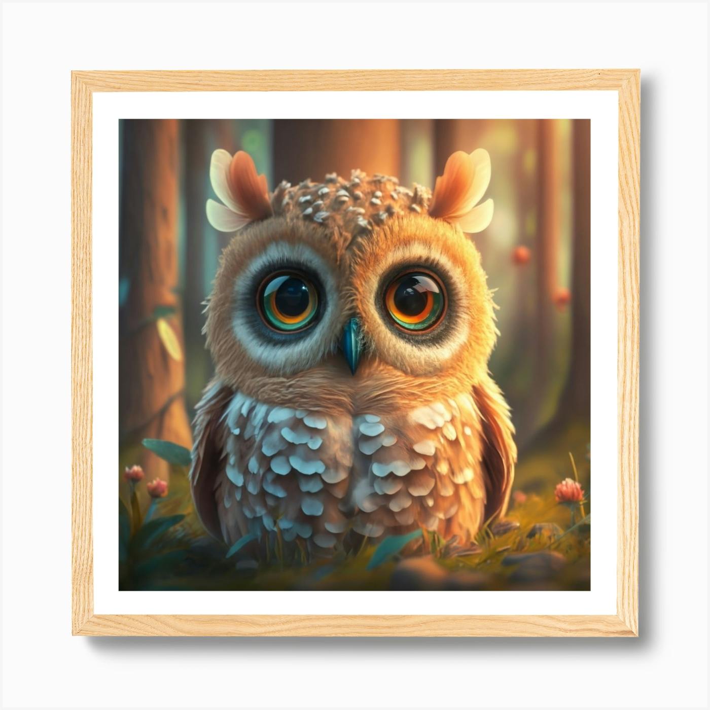 Owl, 3D Paper Art, customize selling for your nursery, personalize, free shipping