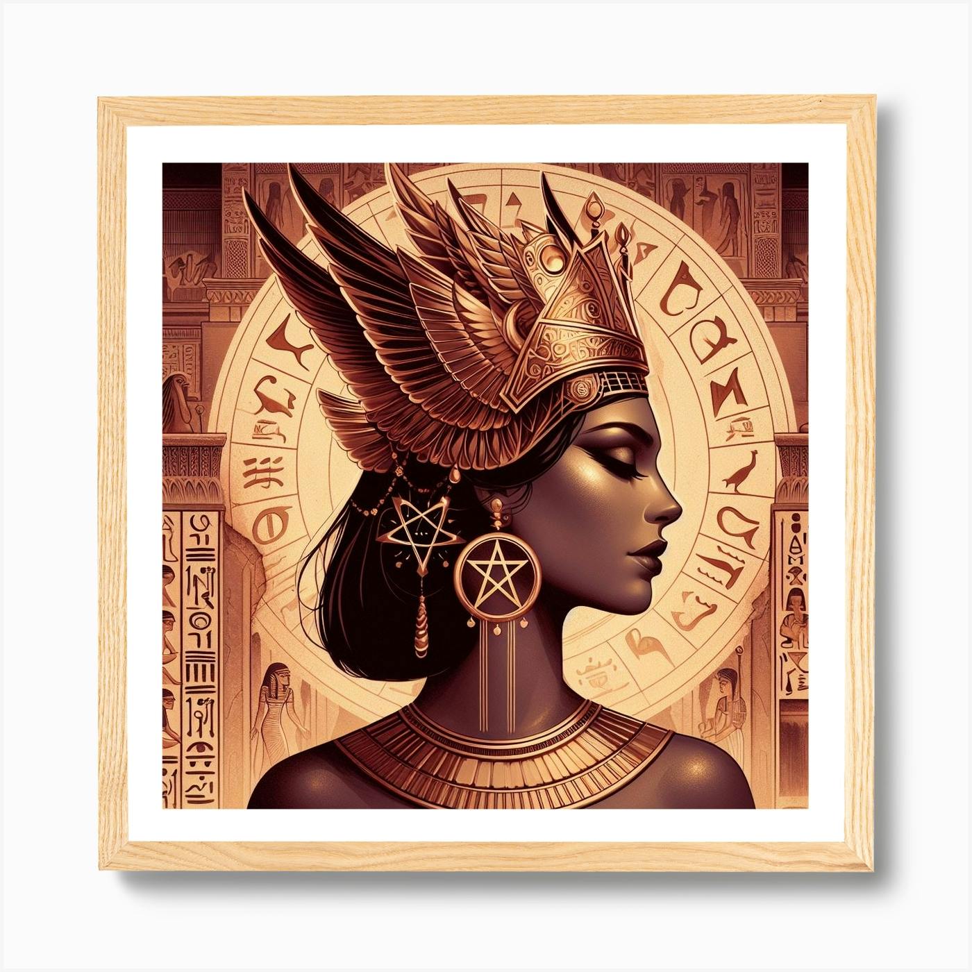 The Mother - 16 x 20 Fine Art Print, Limited outlets Edition of 25, Giclée Print, Afrofuturism, Afrofuturistic art inspired by Egyptian Gods