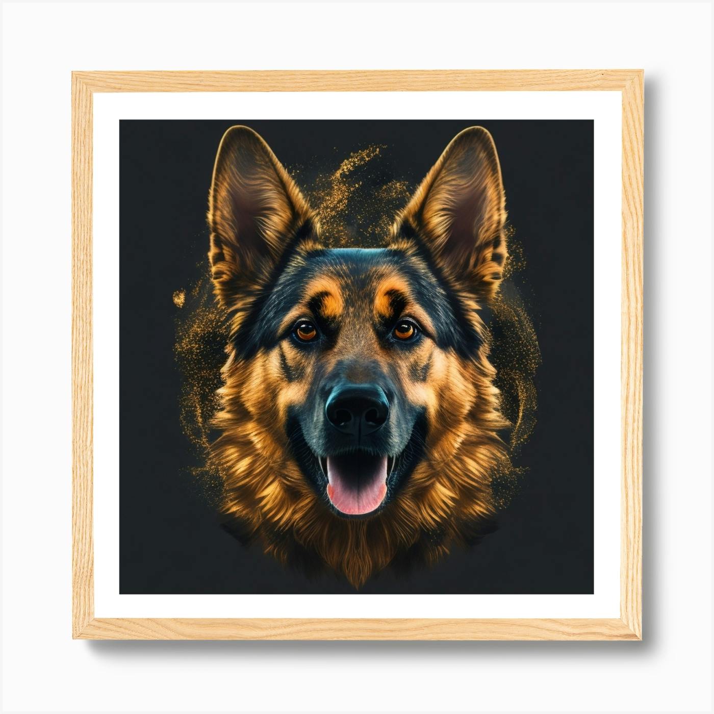 German shepherd sale face paint