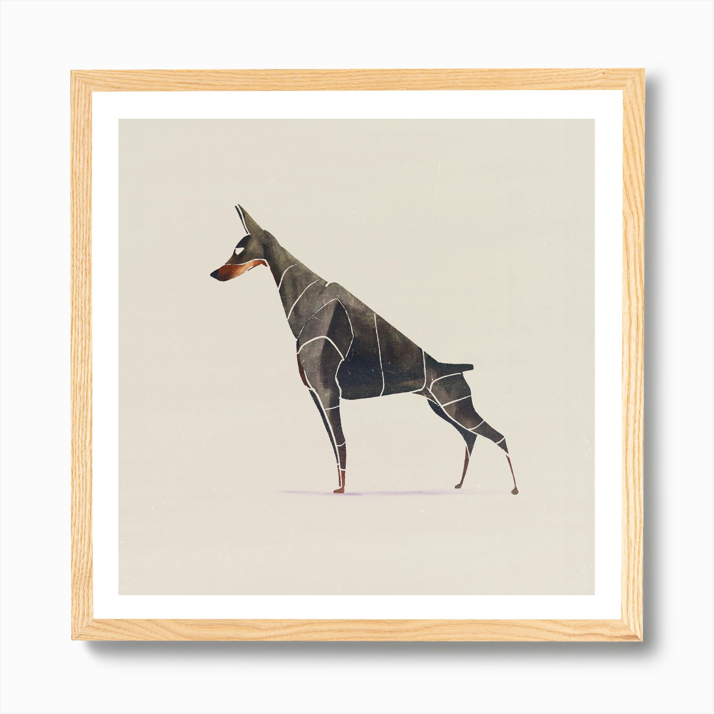 Doberman art sales