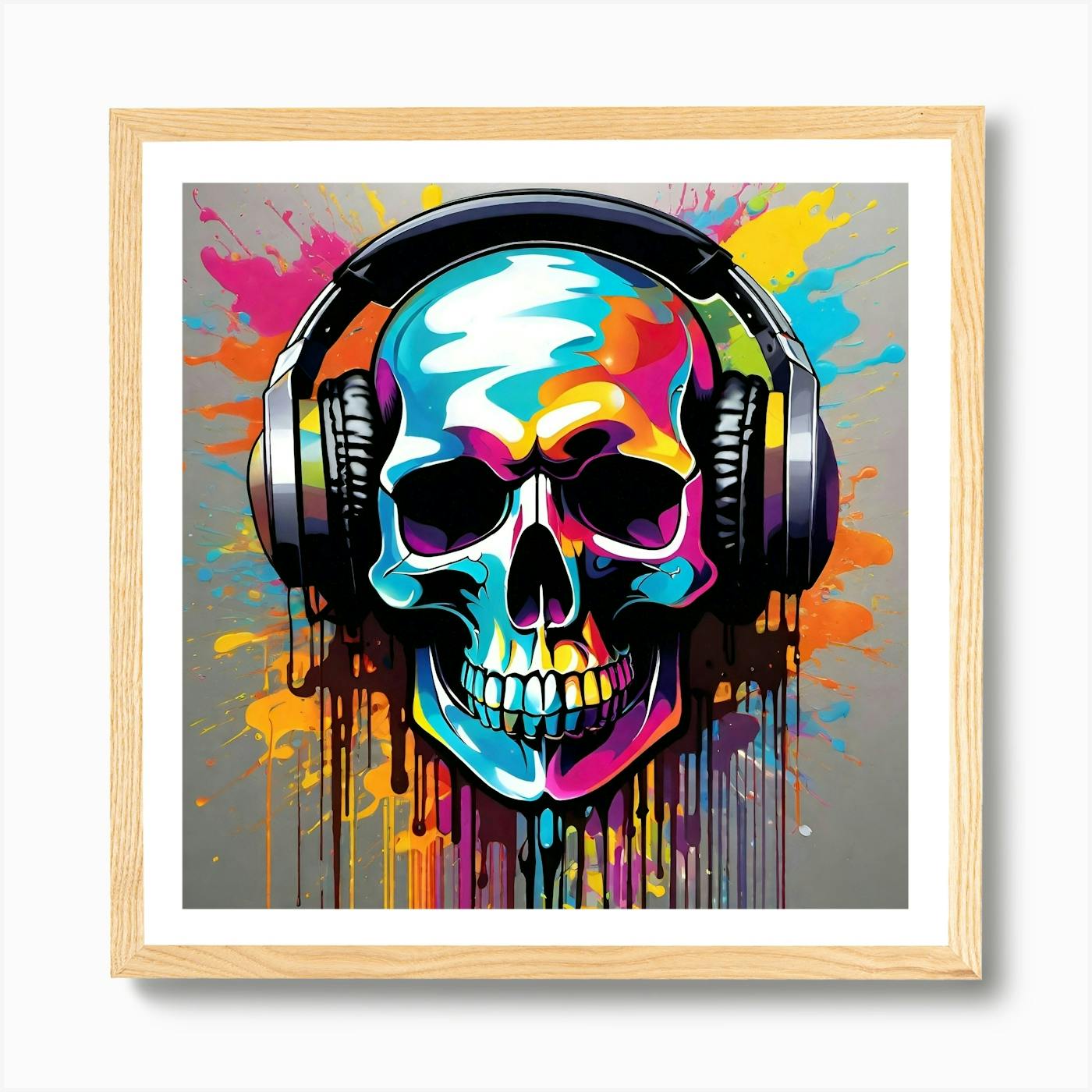 Skull and headphones sale