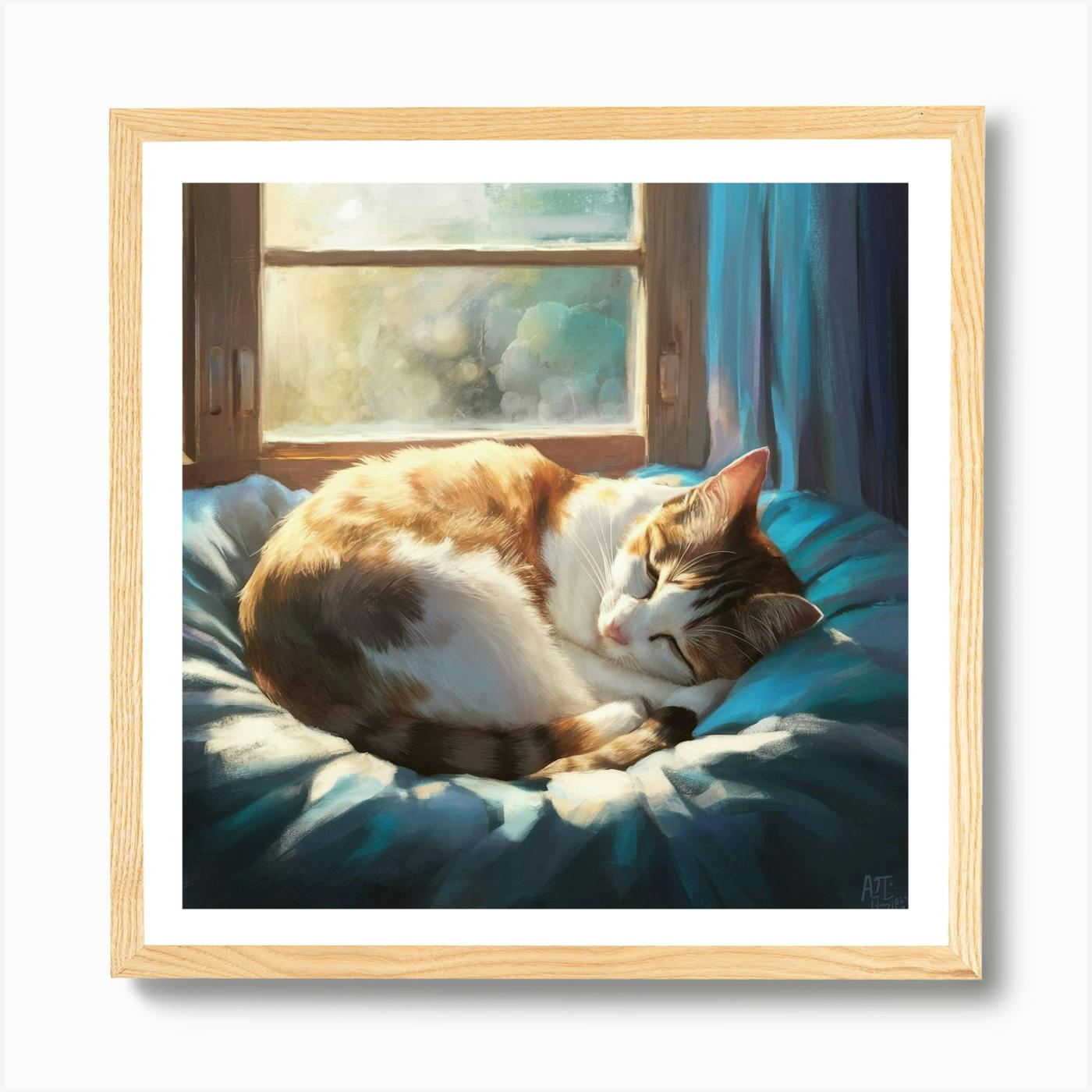 Cat Painting Canvas Original Artwork, Sleeping popular Orange cat oil, Animal Wall Art, Oil Painting Animal, sleeping kitty oil, Gift for Cat Lovers