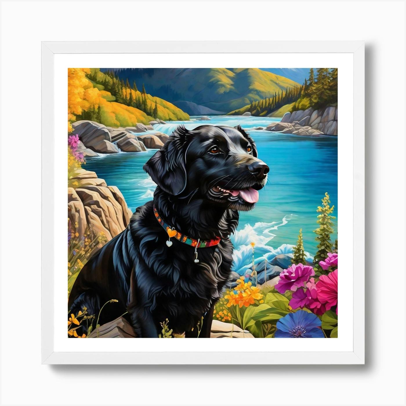 Labrador hot sale retriever artwork