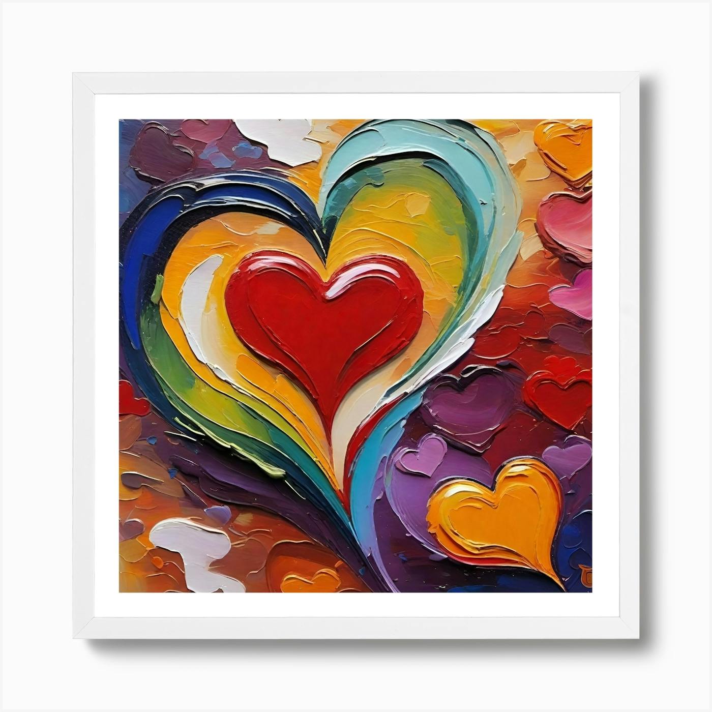 Heart artwork sales