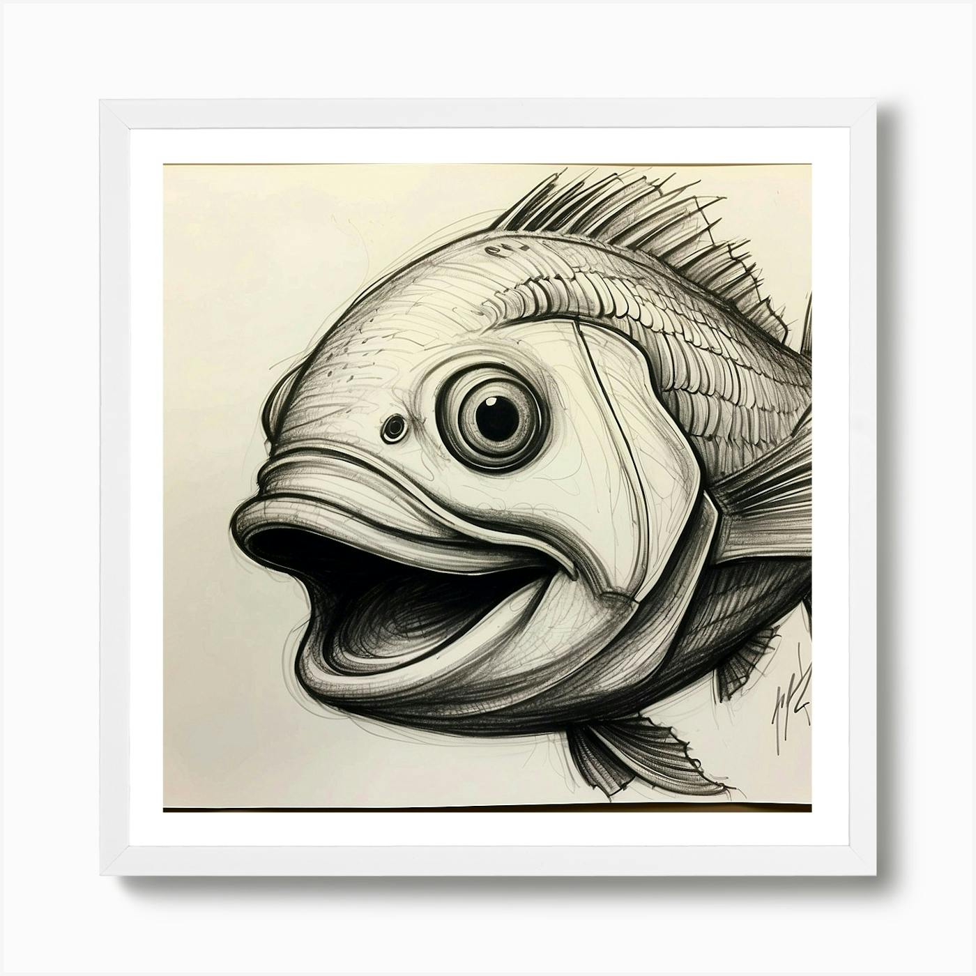 Fish artwork top
