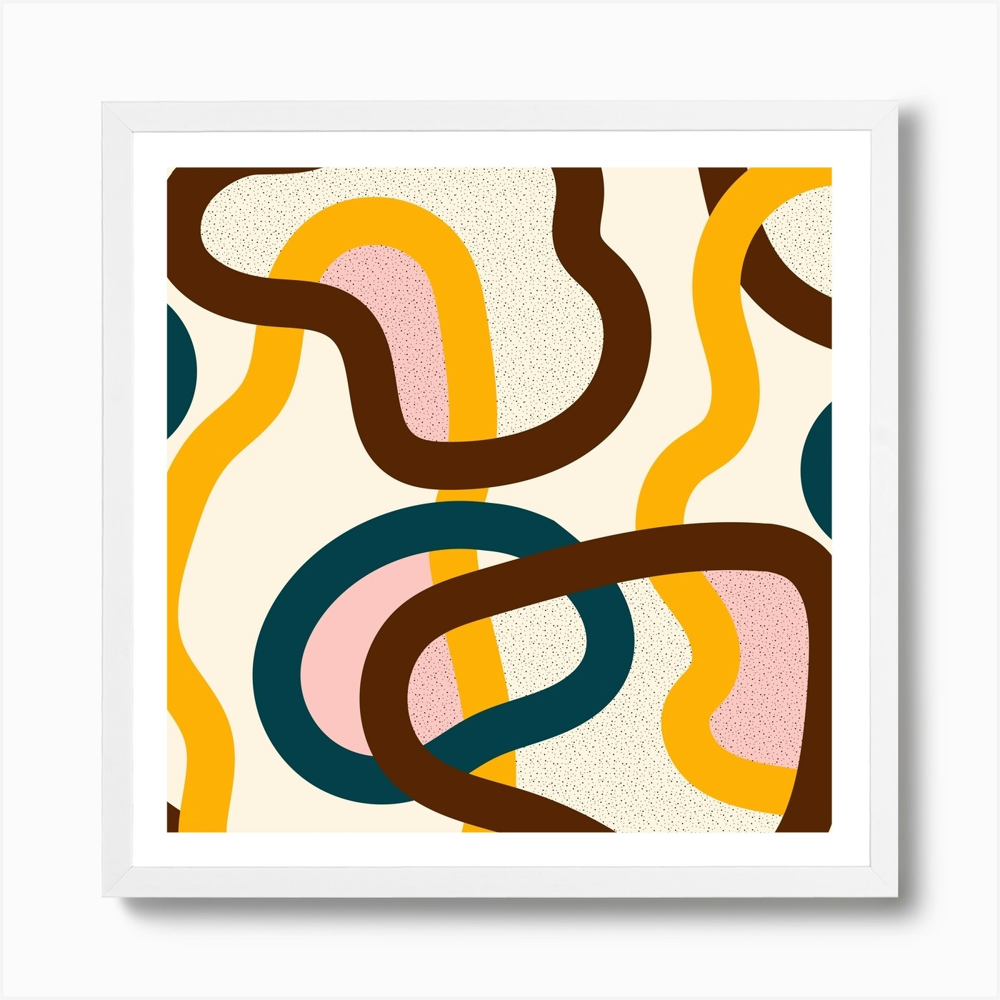 Abstract 2 Square Art Print by Liam Madden Creative Fy